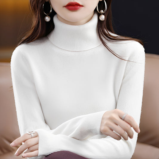 Jocelin - Schlanker Rollkragenpullover für Damen