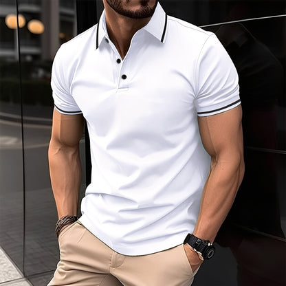 Mervyn - Lässiges, kurzärmeliges Sport-Poloshirt für Herren