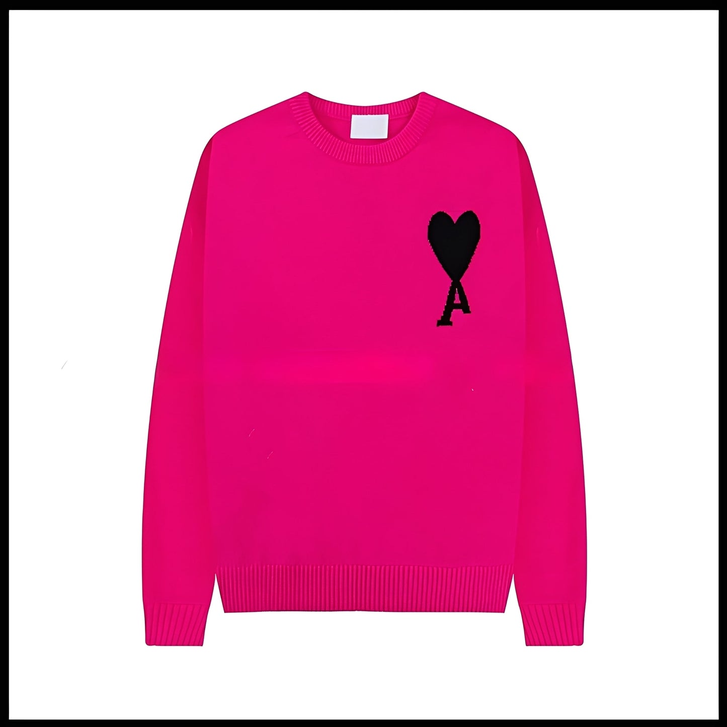 Aurélia - Damenpullover mit herzförmigem Strickdesign