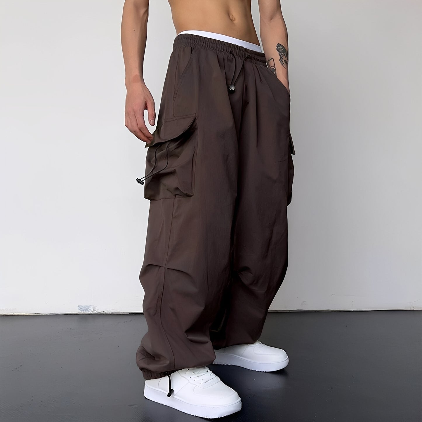 Kaleb - Stilvolle Baggy-Cargohose für Herren