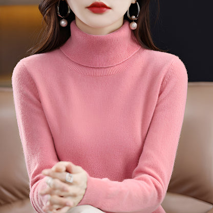 Jocelin - Schlanker Rollkragenpullover für Damen