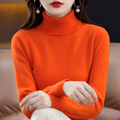 Jocelin - Schlanker Rollkragenpullover für Damen