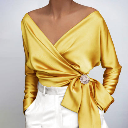 Alayah - Leichte Sommerbluse aus Seide