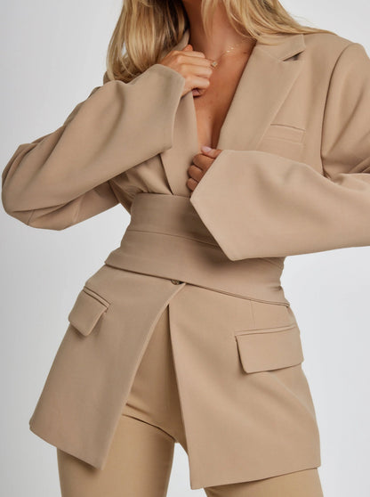 Ember - Damenblazer mit Gürtel Elegant