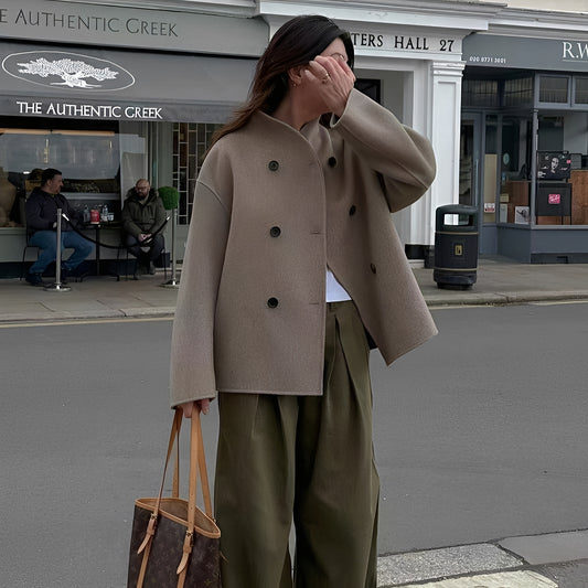 Eustacia - Lockere Zweireiherjacke für Damen