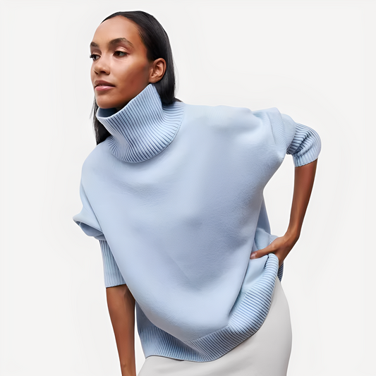 Margery - Lockerer Pullover mit hohem Kragen für Damen