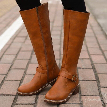 Marly - Lässige Stiefeletten mit Zier-Schnalle für Damen