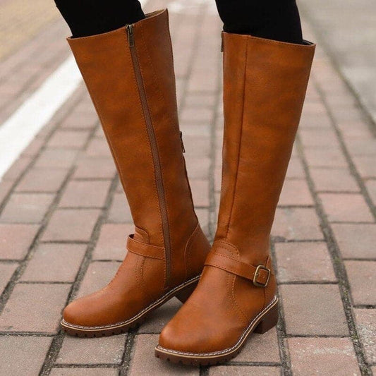 Marly - Lässige Stiefeletten mit Zier-Schnalle für Damen