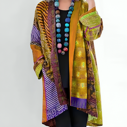 Sarah - Boho-Kimono mit Print für Damen