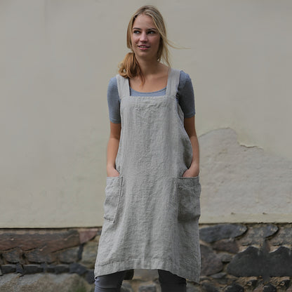 Mozelle - Lässiges Schürzenkleid mit Taschen für Damen