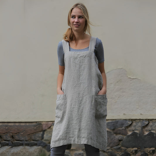 Mozelle - Lässiges Schürzenkleid mit Taschen für Damen