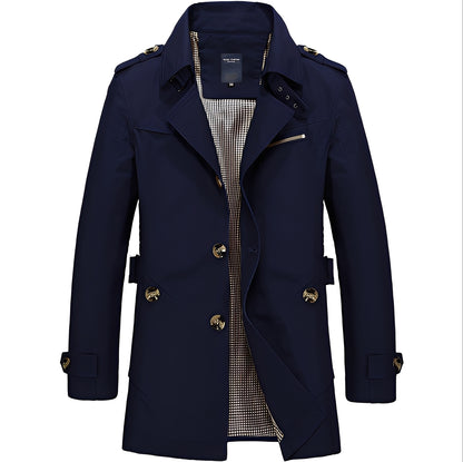 Harry - Lässige, mittellange Windjacke für Herren