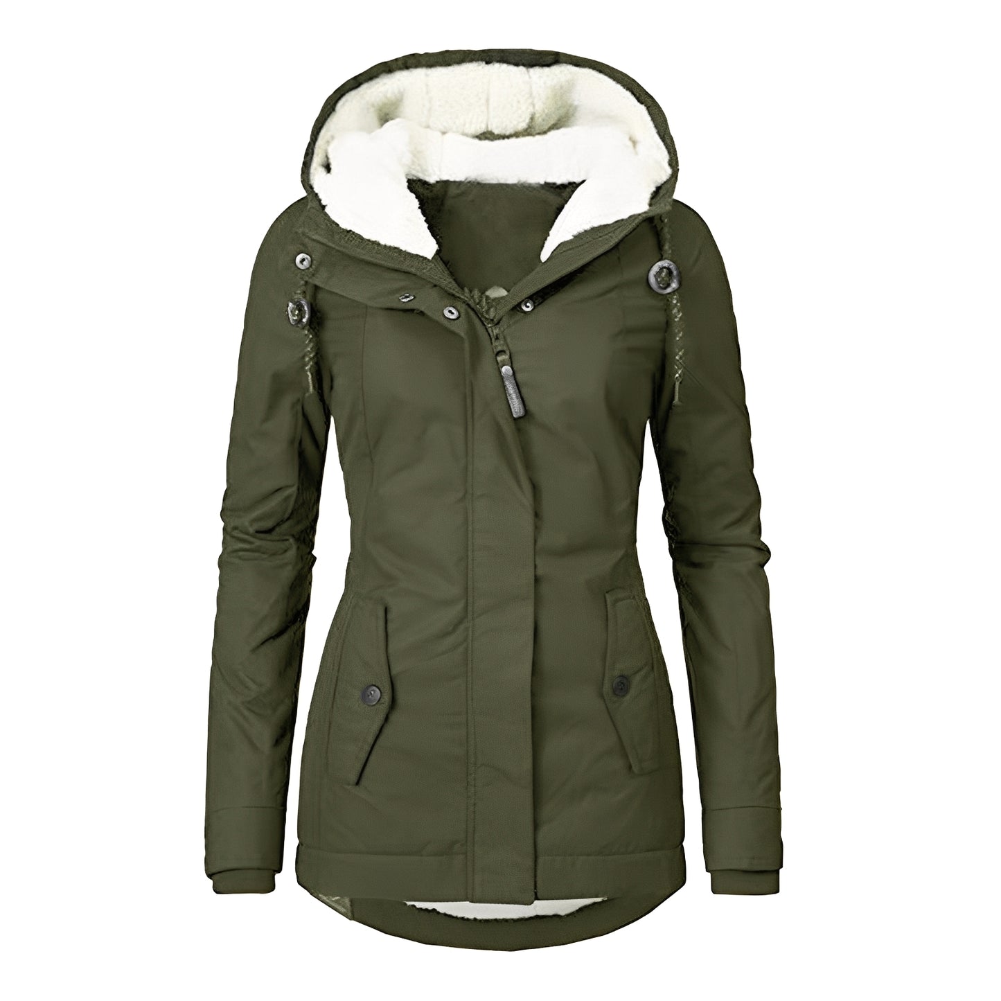 Melba - Warme, wasserdichte Jacke mit Kapuze für Damen