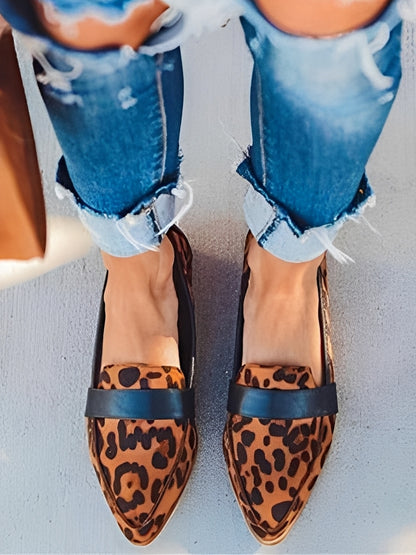 Christal - Elegante Wildleder-Loafer mit spitzer Zehenpartie für Damen