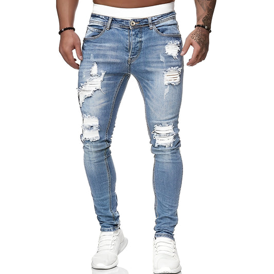 Claud - Slim-Fit-Jeans mit Rissen für Herren