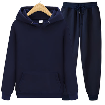 Aric - Lässiges Unisex-Set aus Hoodie und Hose