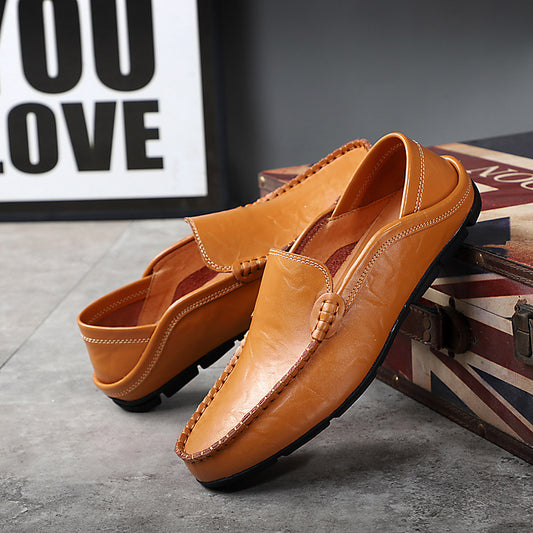 Edric - Formelle, bequeme Leder-Slipper für Herren