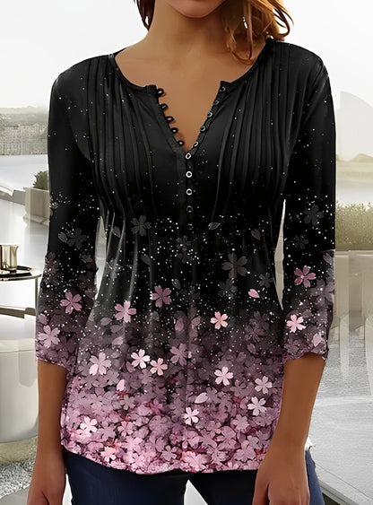 Eloise - Elegantes Oberteil mit Blumenprint für Damen