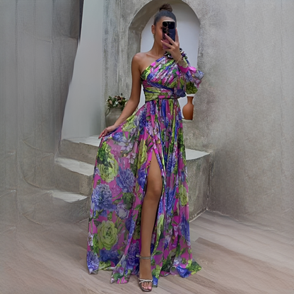 Lisley - Modisches Damen-Blumenkleid