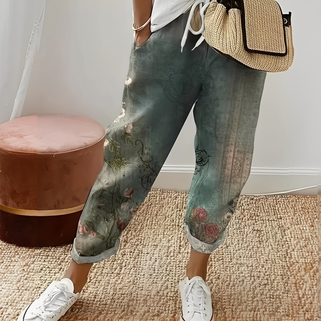 Jacinthe - Damenhose mit bequemem Kordelzug