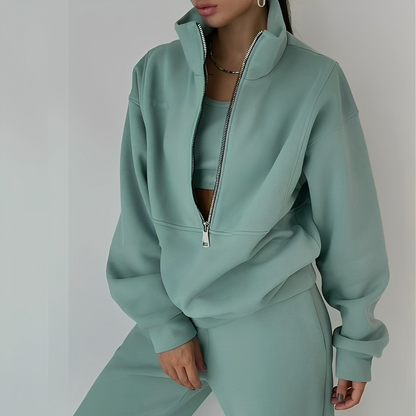 Mélissa - Bequemes und lockeres Frottee-Set, zweiteilig