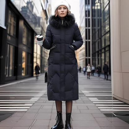 Marcellette - Damen-Winterjacke mit Kapuze