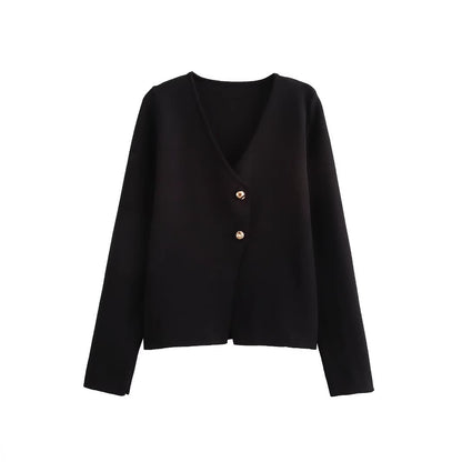 Sherry - Schlichter, figurbetonter Strickcardigan für Damen