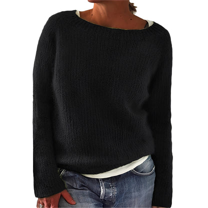 Angelia - Lässiger, warmer Pullover aus weichem Strick für Damen
