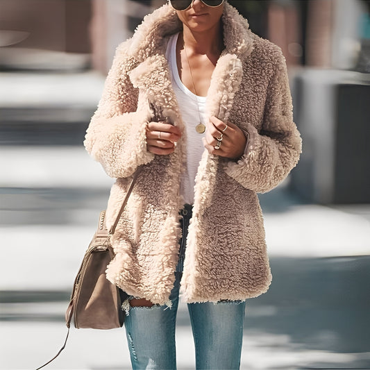 Catharine - Stilvolle, dicke Fleecejacke für Damen