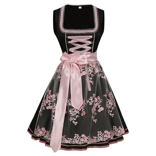 Elenora - Ärmelloses Oktoberfest-Dirndlkleid mit Schlitz für Damen