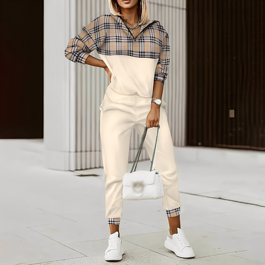 Hollie - Stilvoller Trainingsanzug mit Reißverschluss für Damen