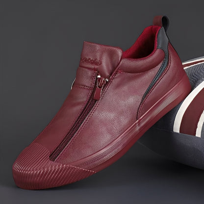 Jerred - Moderne Lederschuhe mit Reißverschluss für Herren