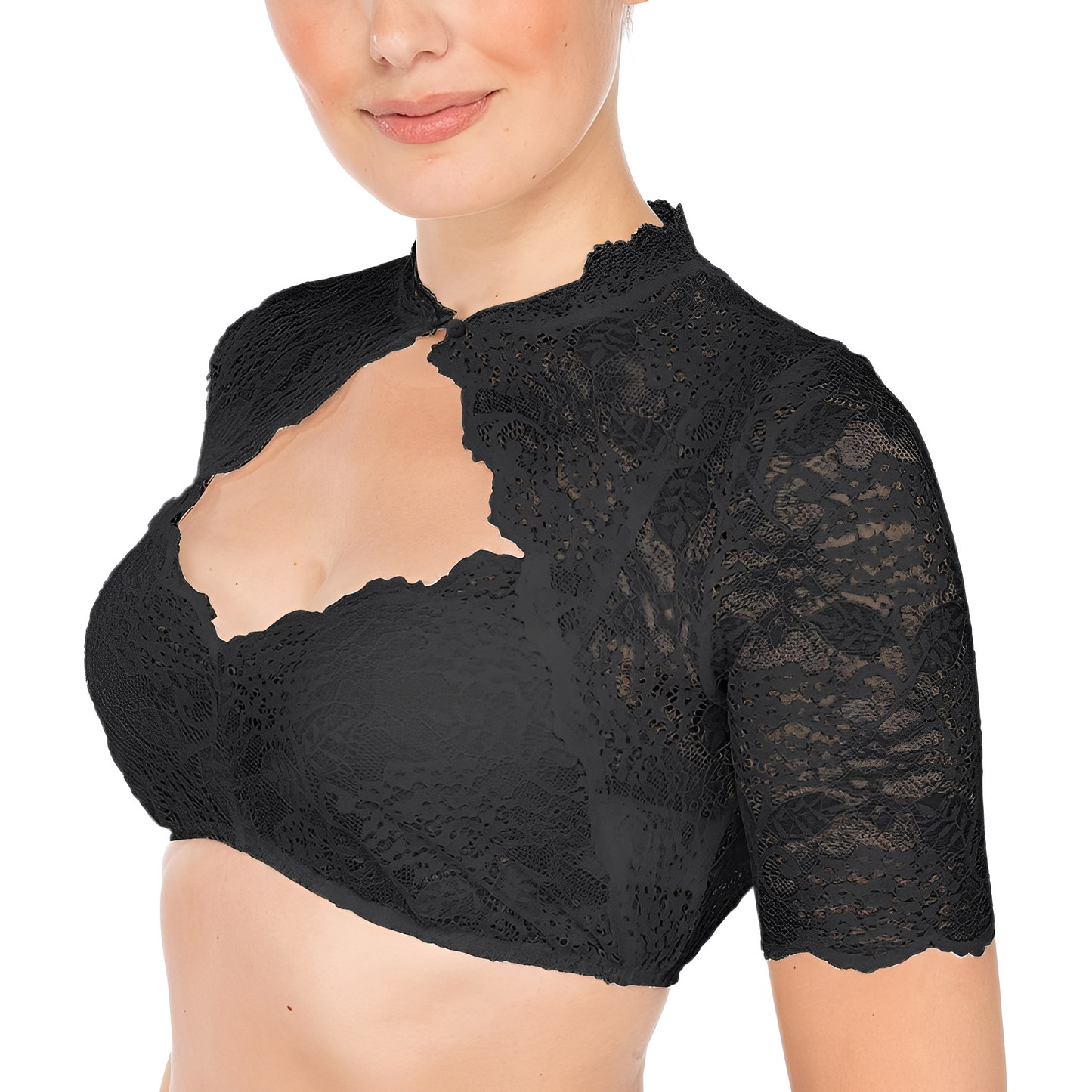 Daniella - Klassische Oktoberfest-Spitzenbluse für Damen