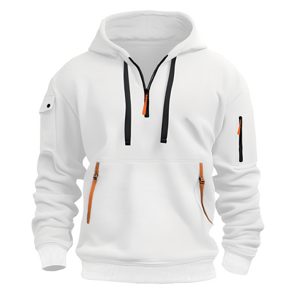 Burton - Lockerer Hoodie mit halbem Reißverschluss für Herren