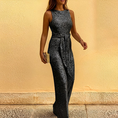Victoria - Eleganter Jumpsuit mit Pailletten für Damen