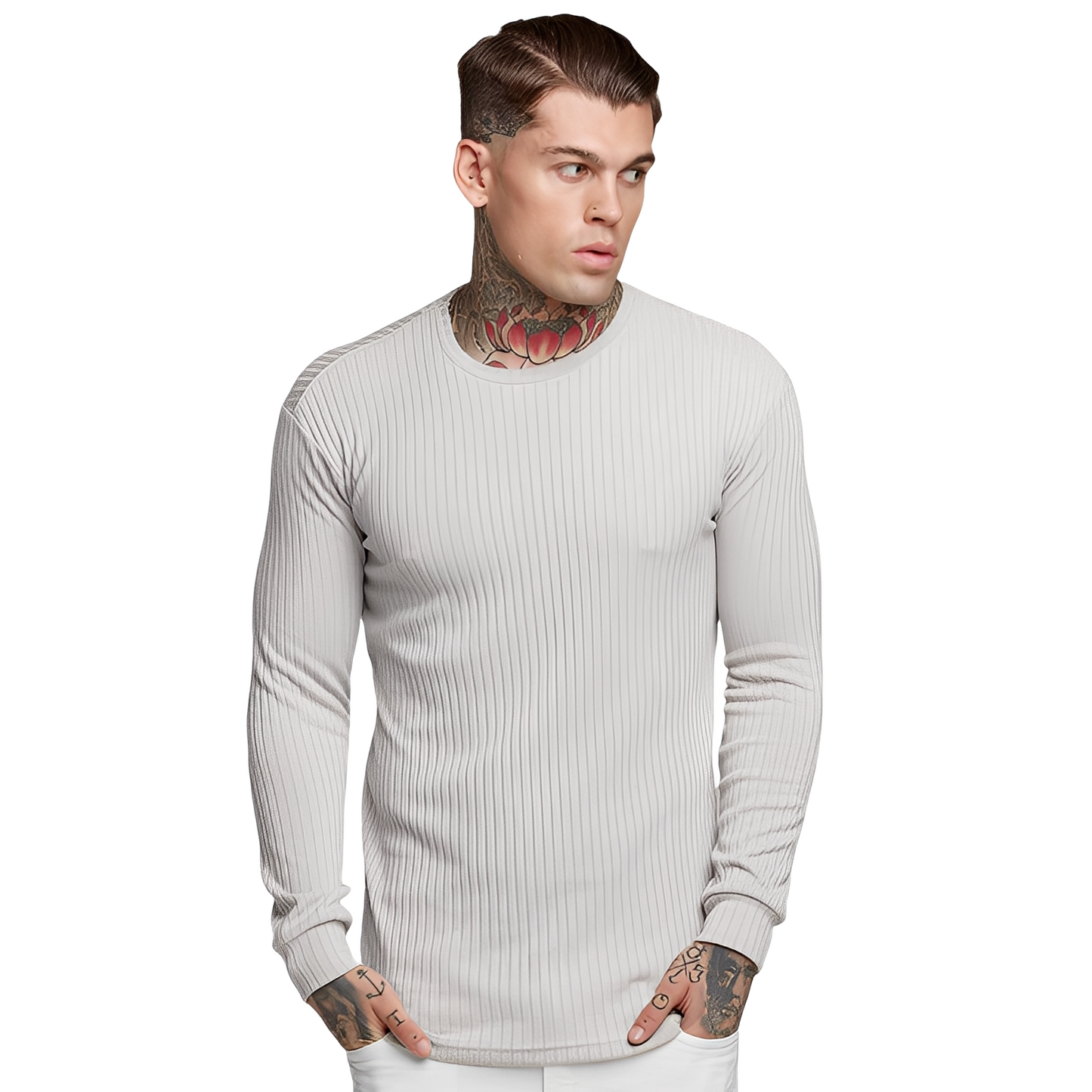 Wynne - Schlichter, schmal geschnittener Pullover für Herren