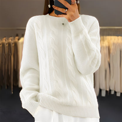 Leanne - Klassischer, stilvoller Strickpullover für Damen