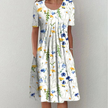 Erin - Elegantes Kleid mit Blumenmuster