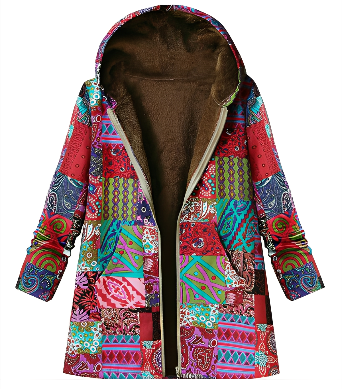 Jaslene - Klassische, dicke, warme Parka-Jacke für Damen