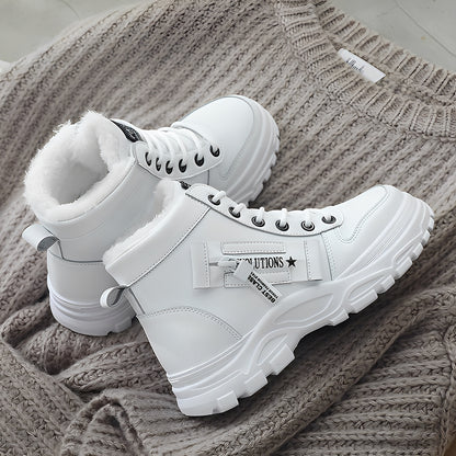 Adamina - Lässige, warme hohe Stiefel für Damen