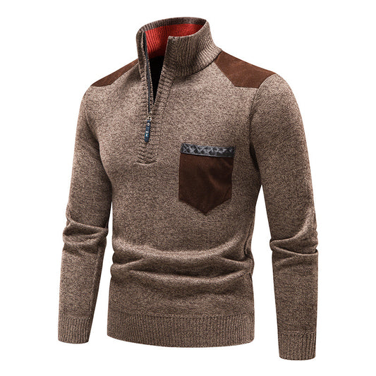Rayne - Stilvoller Reißverschluss-Pullover mit Tasche für Herren