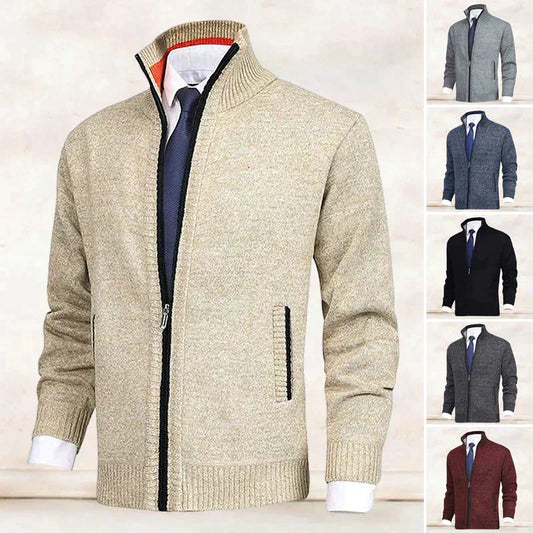 Saber – Strickjacke mit Kragen