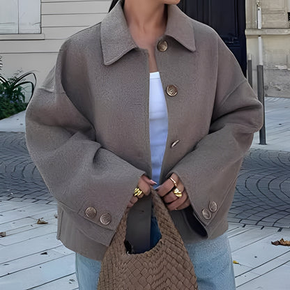 Patricia - Stilvolle Jacke mit lockerem Revers für Damen