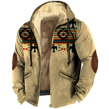 Terrance - Kapuzenjacke im Tribal-Stil für Herren
