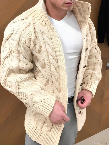 Donovan - Stilvoller, warmer Cardigan für Herren