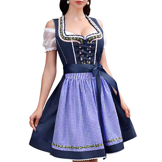 Ericka - Stilvolles, sexy Oktoberfest-Mini-Dirndlkleid für Damen