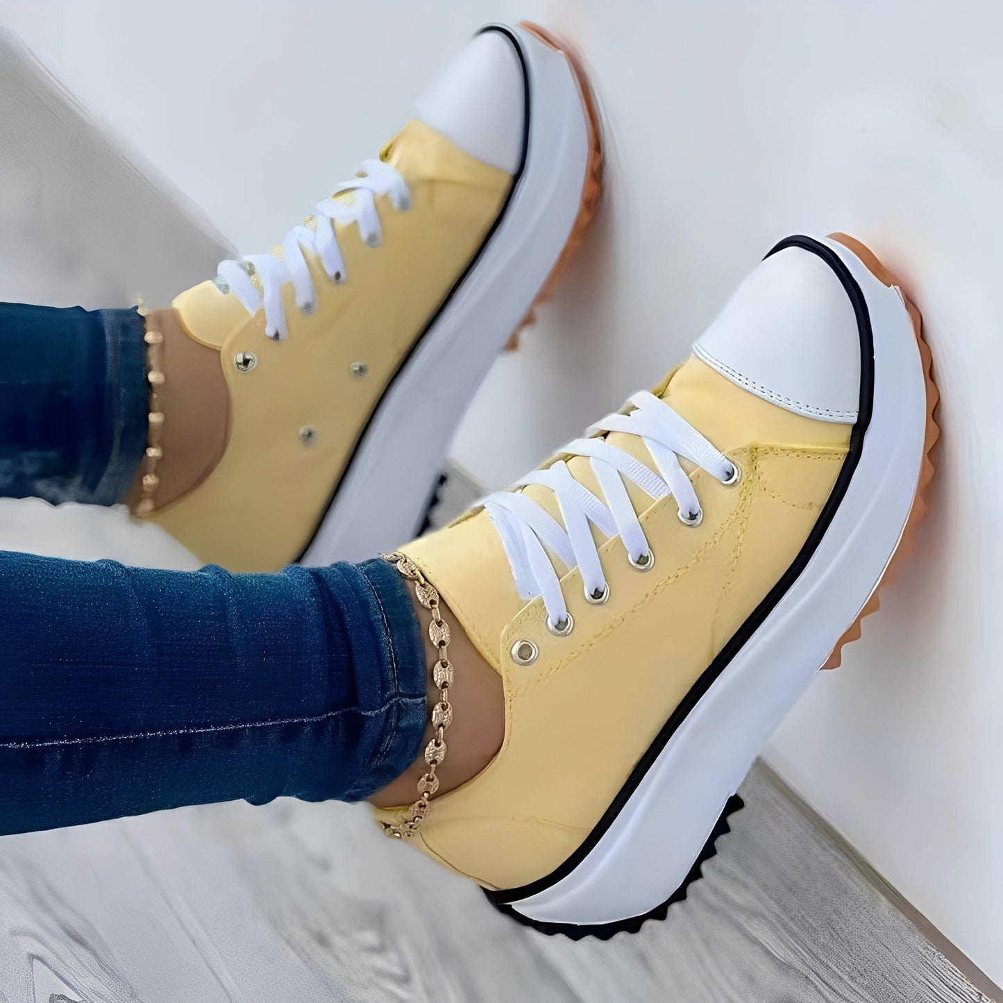 Mellony - Lässige Schuhe mit dicken Sohlen für Damen