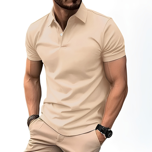 Deacon - Bequemes kurzärmeliges Poloshirt für Herren