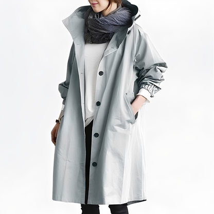 Giselle - Wasserdichte Regenjacke mit Kapuze für Damen