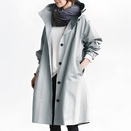 Giselle - Wasserdichte Regenjacke mit Kapuze für Damen